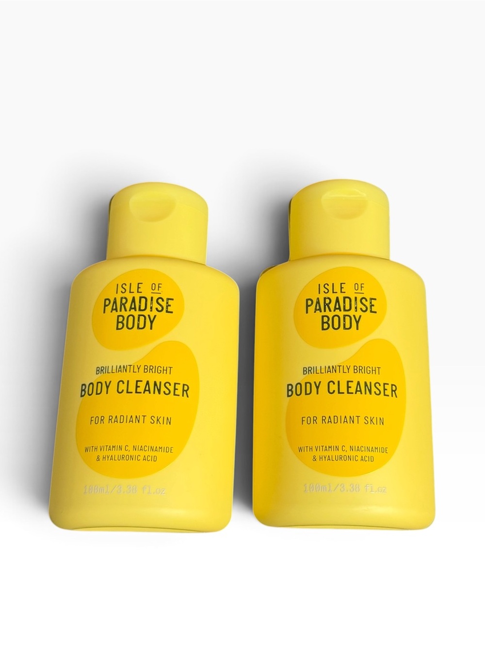 Isle of Paradise Body Cleanser Duo - Bright Yellow